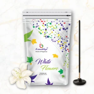 WHITE FLOWER ZIPPER PACK Z130
