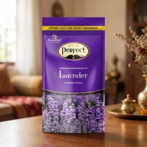 PERFECT ZIPPER POUCH LAVENDER