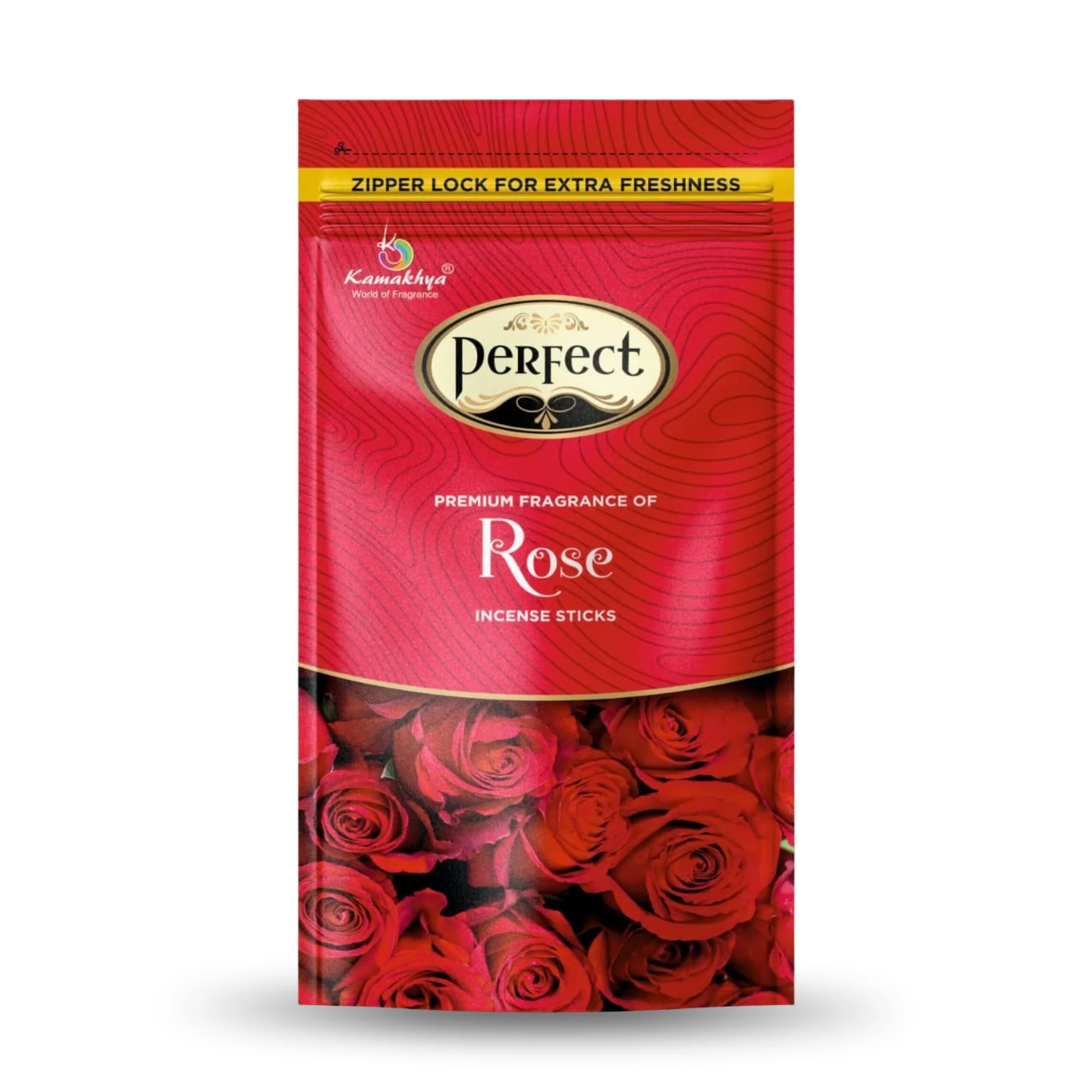 PERFECT ZIPPER POUCH ROSE
